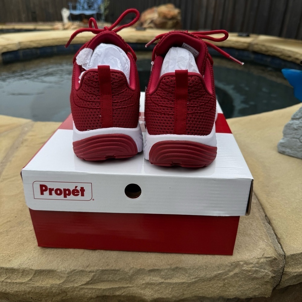 Propet Red Sneakers for Everyday Comfort - Picture 7 of 12